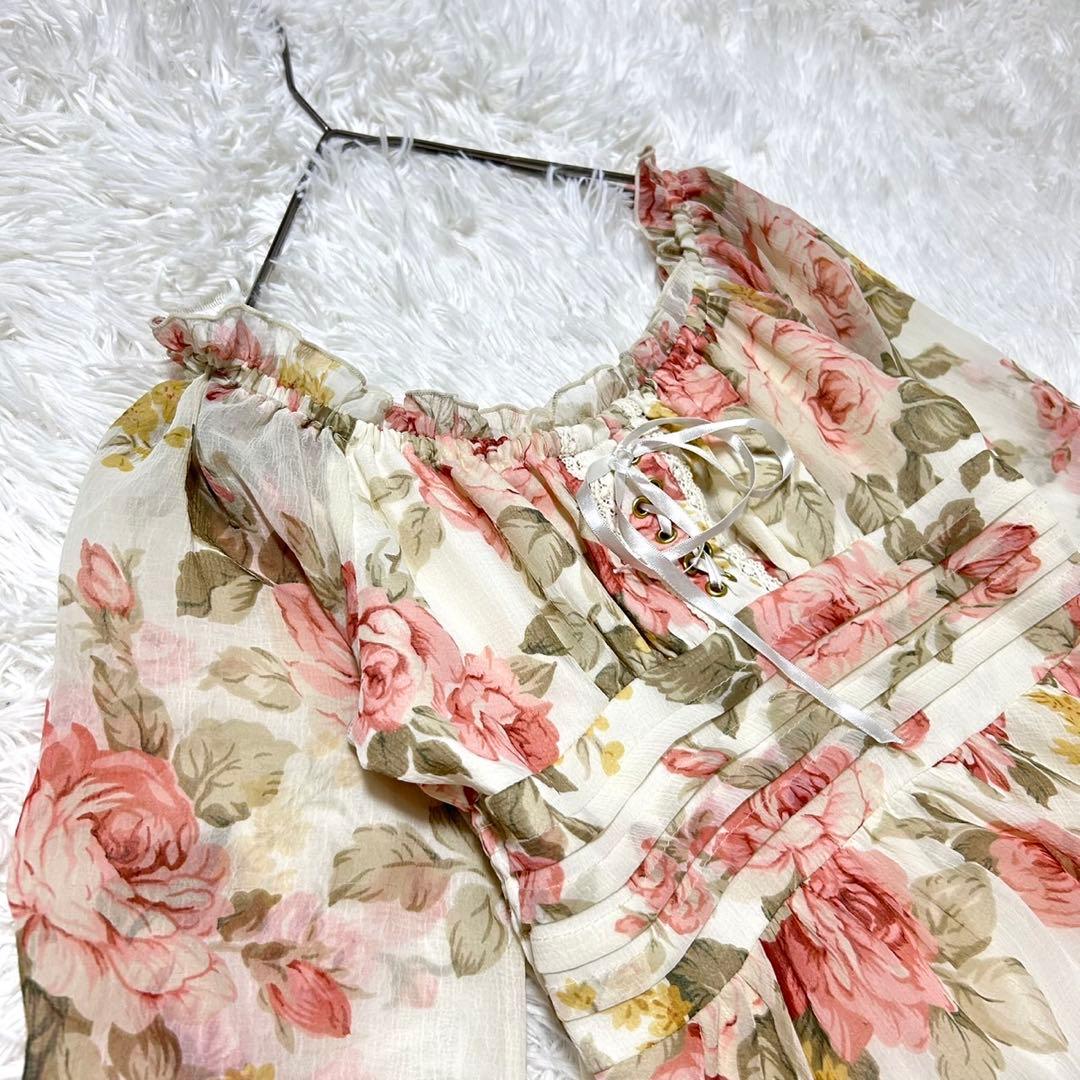 ♥LIZLISA♥ リズリサ ワンピース Y2K 花柄 姫ギャル バレエコア