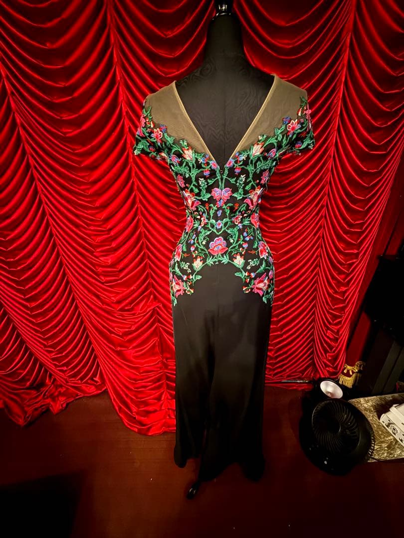 【本日まで】 tadashi shoji ロングドレス0号　クリーニング済