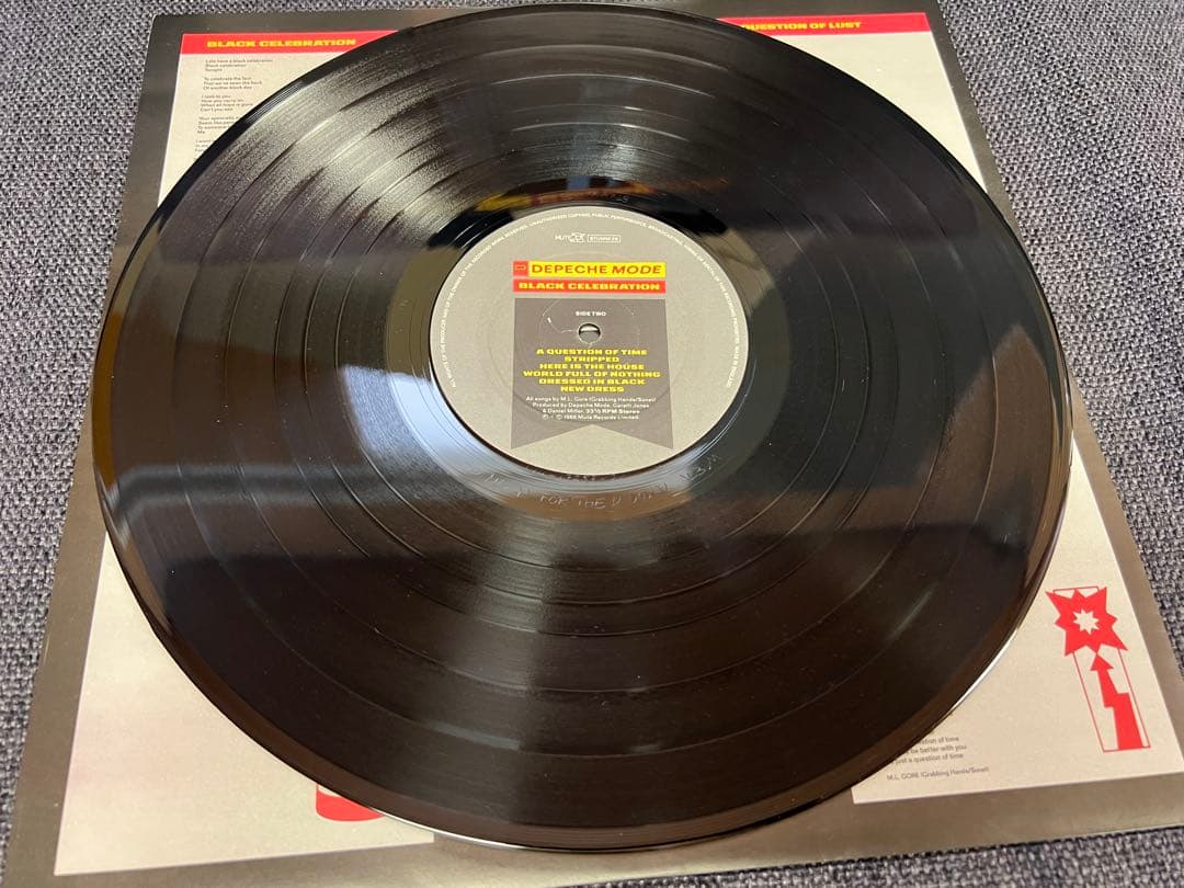 Depeche Mode ブラック・セレブレーション LP洋楽P-13279