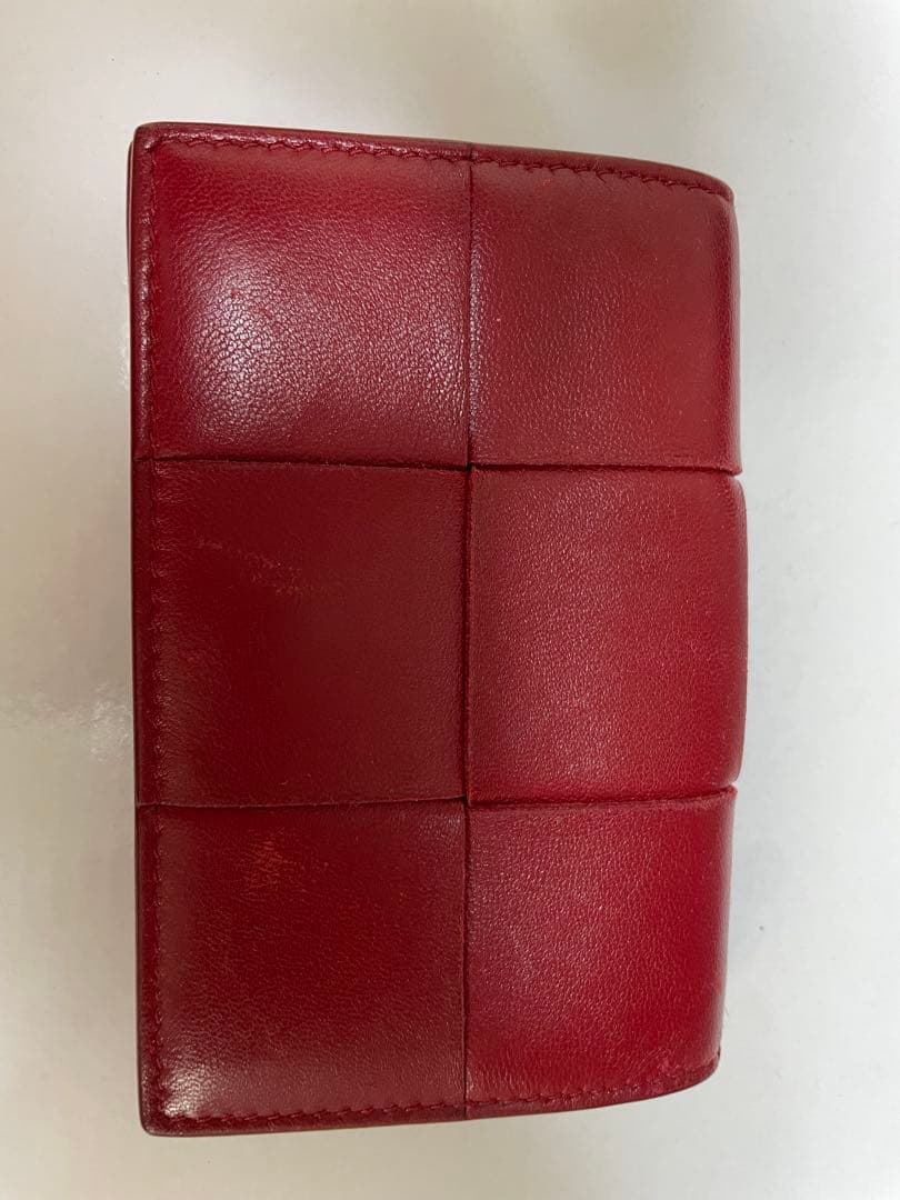 BOTTEGA VENETA 赤 レザー 名刺入れ
