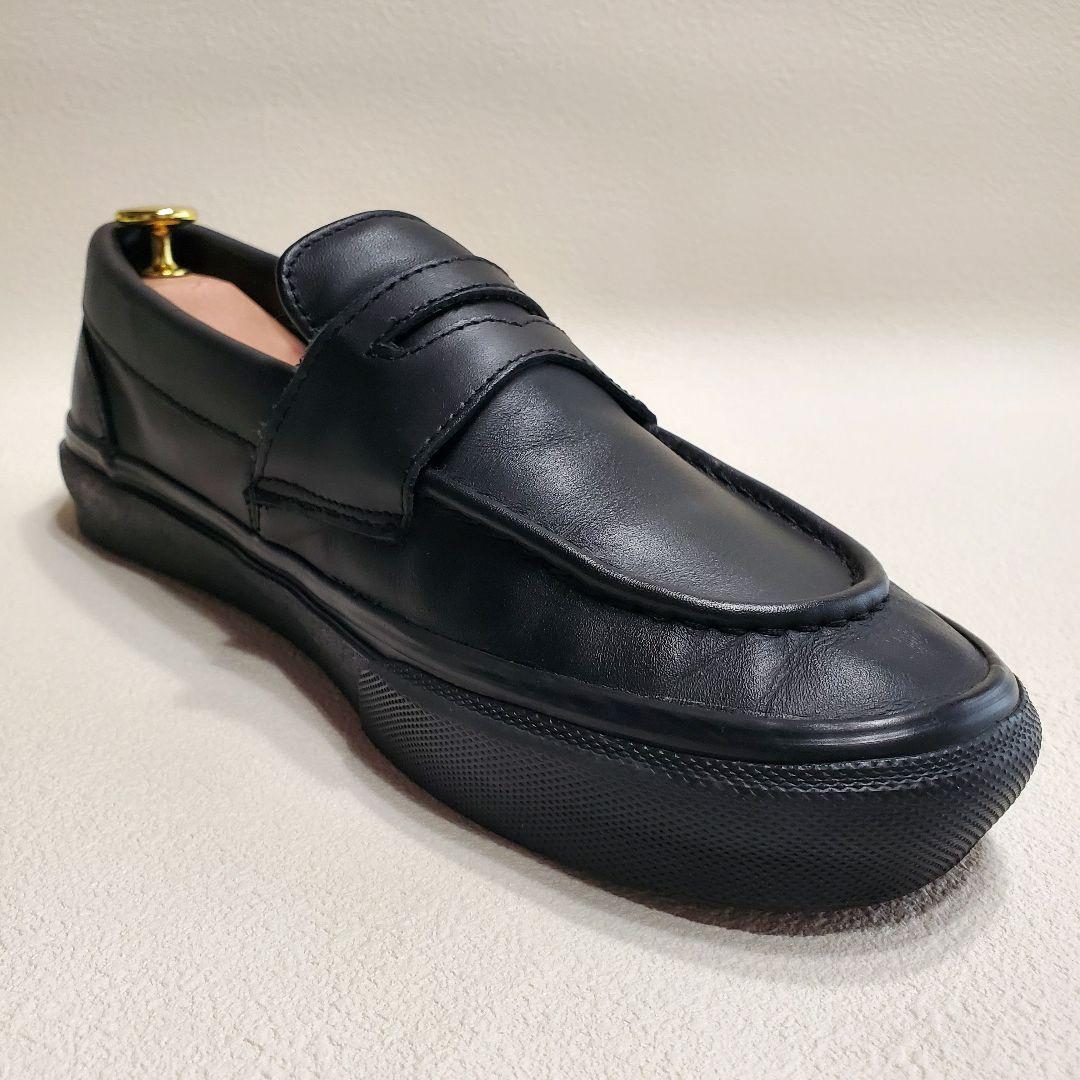 【美品】VANS ローファー レザー ブラック 26cm V196CF