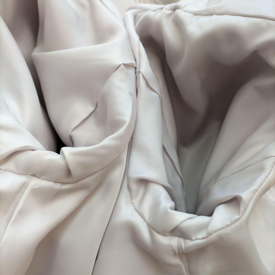 美品♡アプワイザーリッシェ　2WAY ファーノーカラーコート　ピンクベージュ S