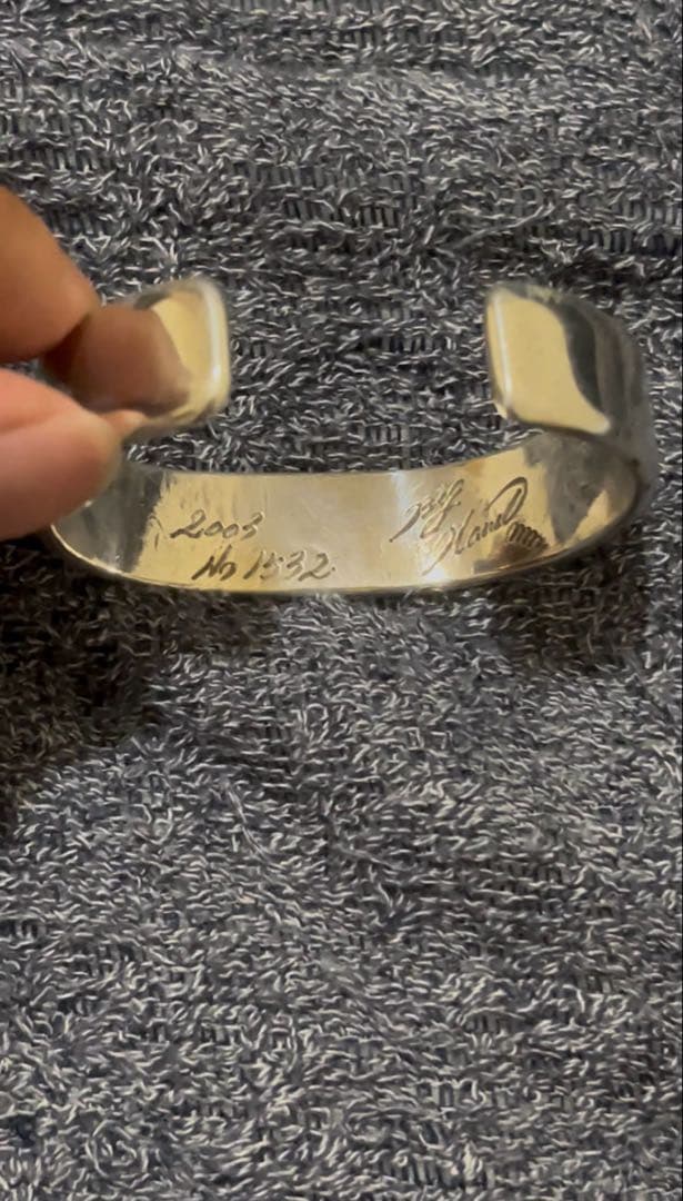 18金 シルバー925 ブレスレット BIG HAND ビッグハンド バングル