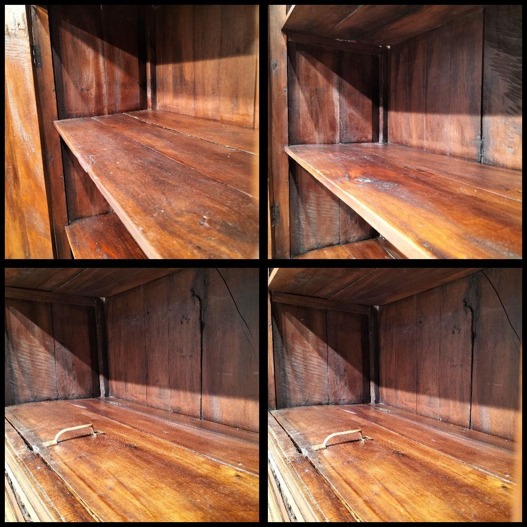 M●年始Sale東名 総無垢　アンティークキャビネット　アジアン　什器