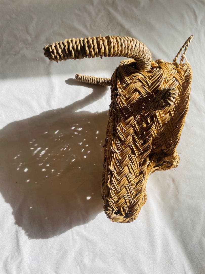 スペイン 手編み アニマルトロフィー 一点物