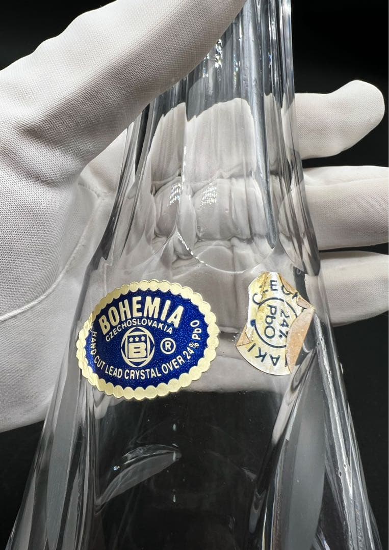 高級品Bohemia Crystal ボヘミア クリスタル デキャンタ1860g