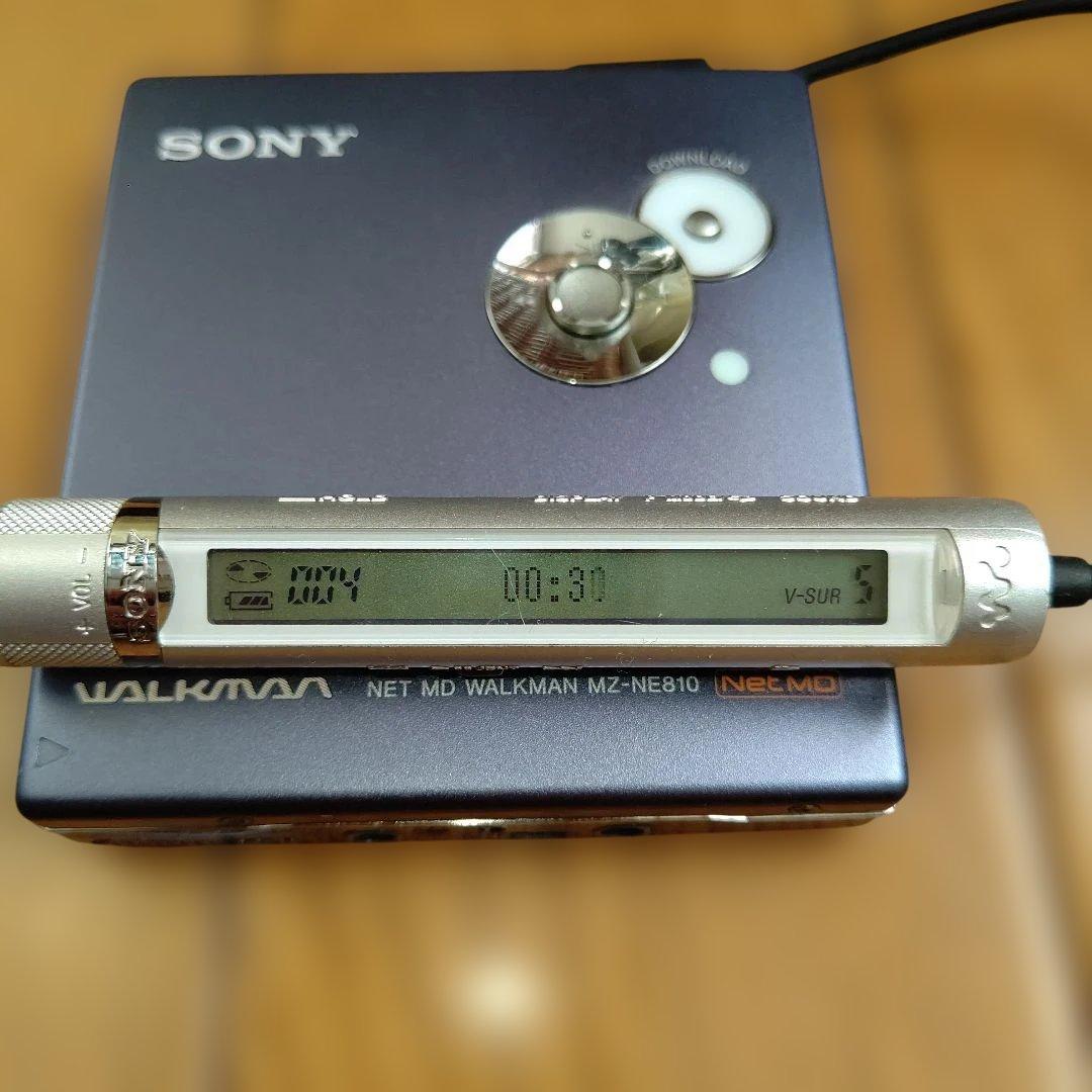 ポータブルプレーヤー SONY NETMD WALKMAN MZ-NE810