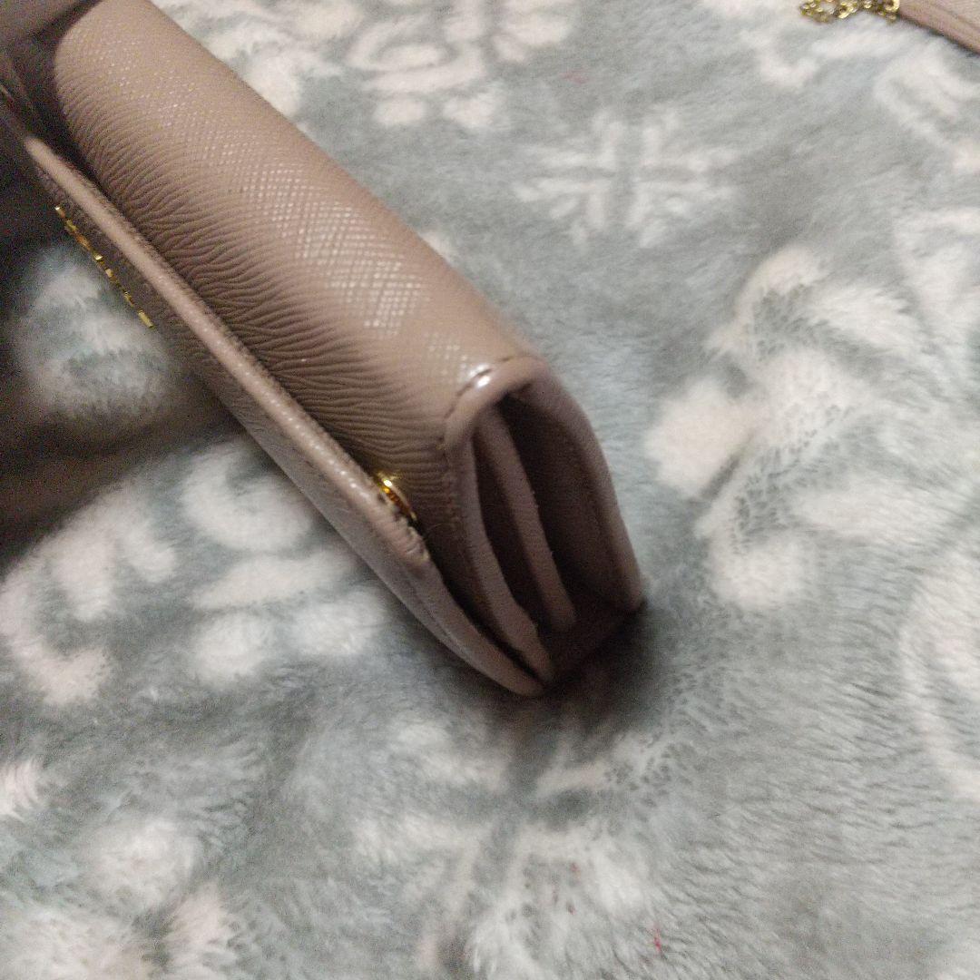 PRADA サフィアーノベージュ 長財布 カードケース付き