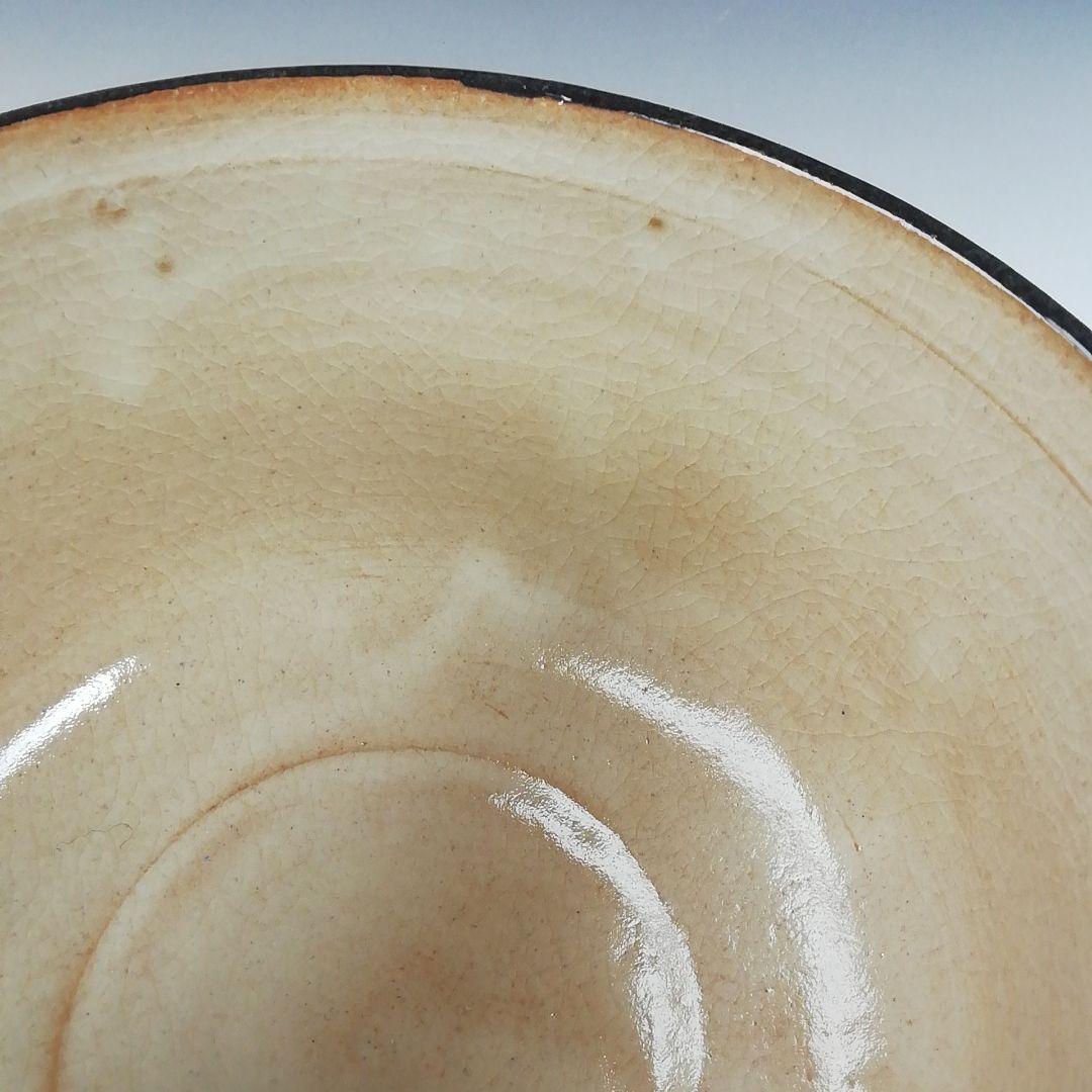 Ｔ７８０　茶碗　『熊野路』『紀州焼』『葵窯　寒川栖豊』　共箱　抹茶碗　茶道具