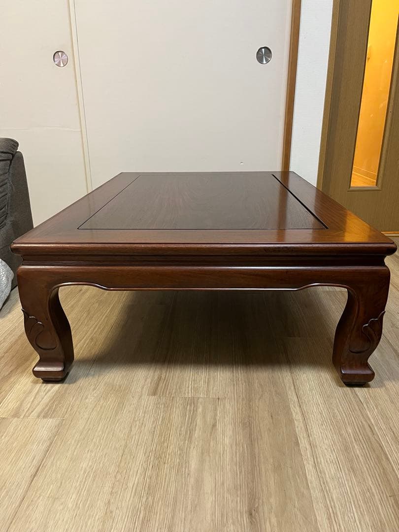 ちゃぶ台　大阪唐木指物　中澤唐木　尾崎作