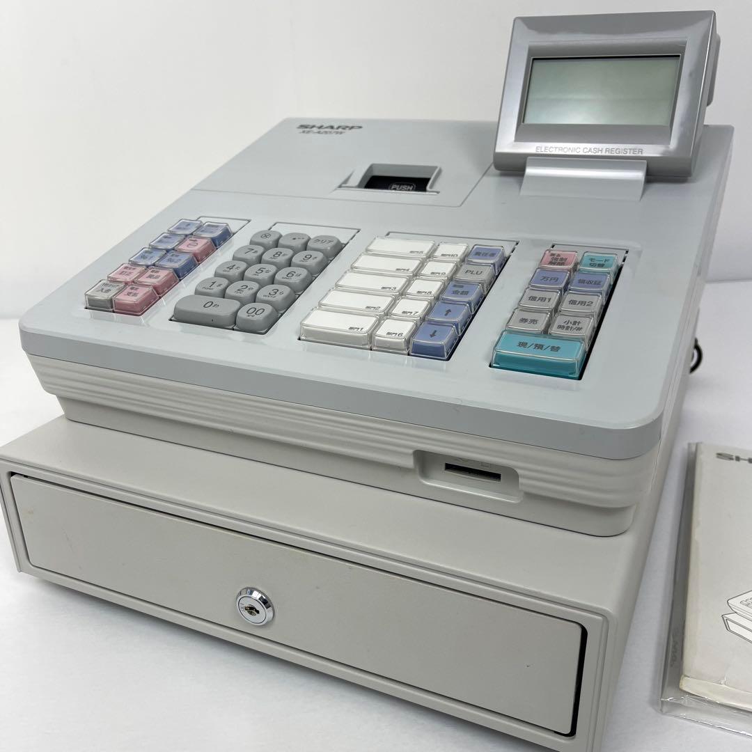 【超美品】SHARP XE-A207W レジスター（取扱説明書あり）