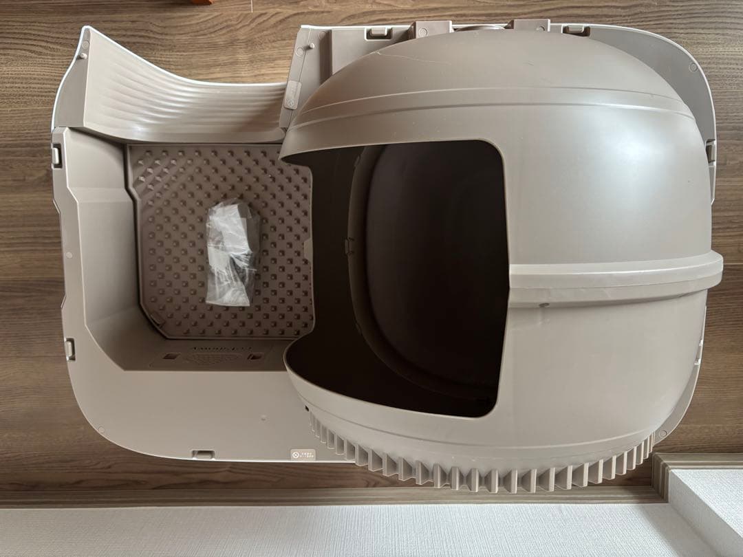 Pety ドーム型猫用トイレ ベージュ/ホワイト