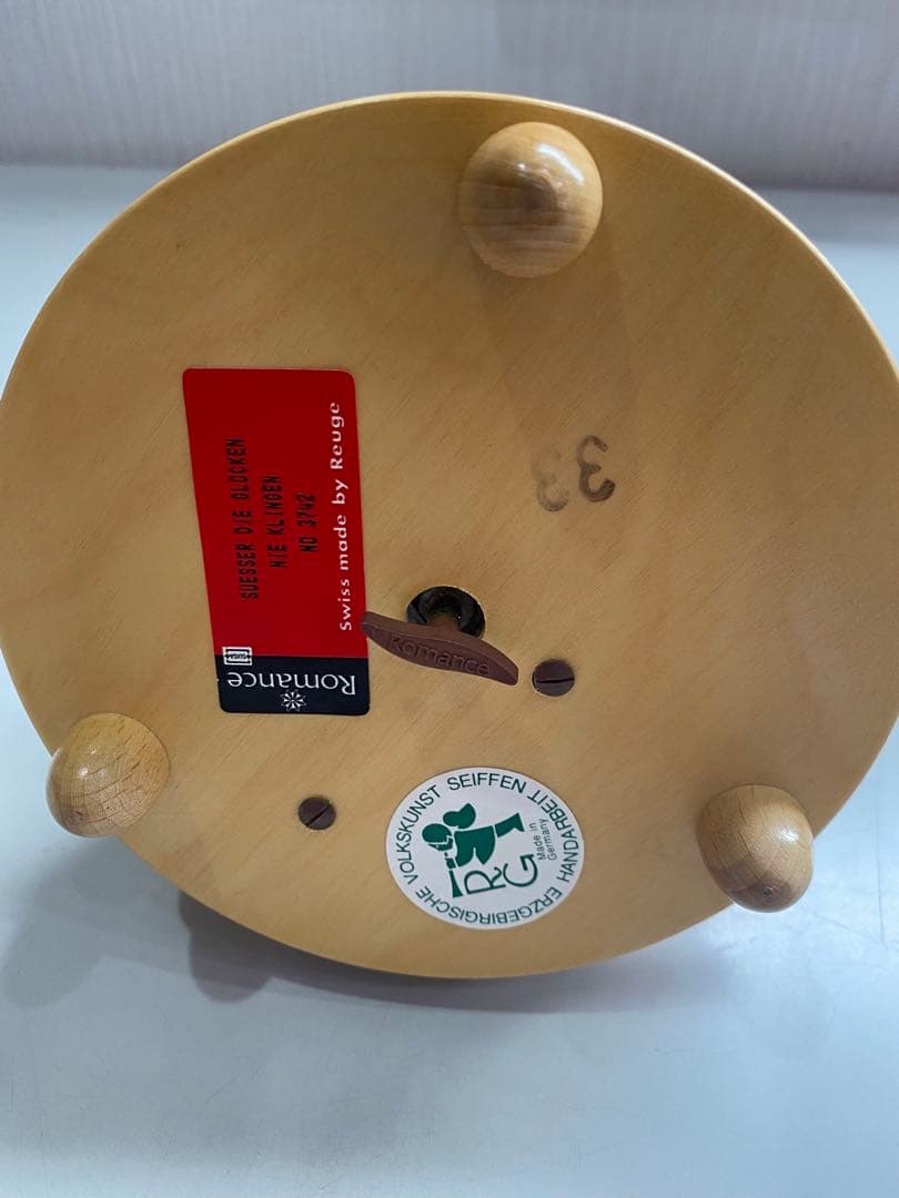 【美品】ドイツ製　木製オルゴール　希少