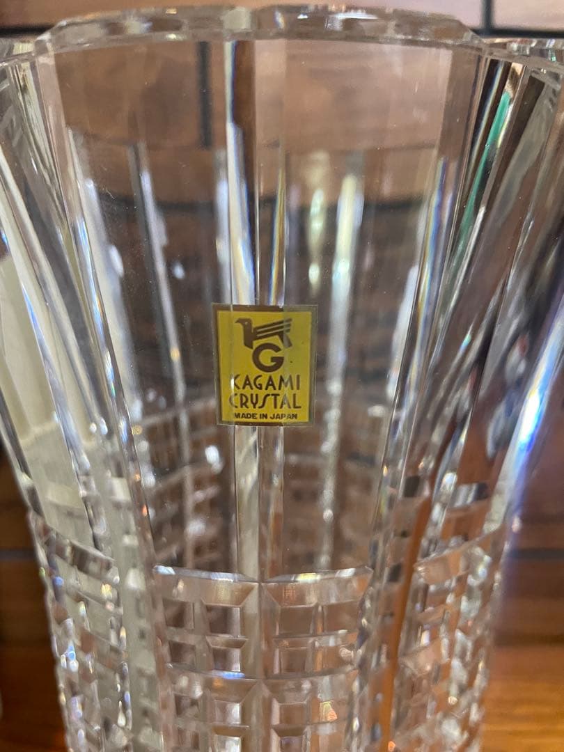 Kagami crystals クリスタル花瓶　大型　重さ約5.2kg 高級