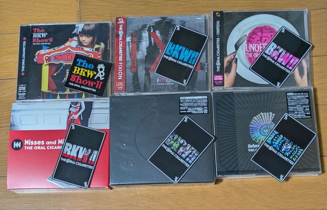 【帯•BKWカード付】THE ORAL CIGARETTES CD セット