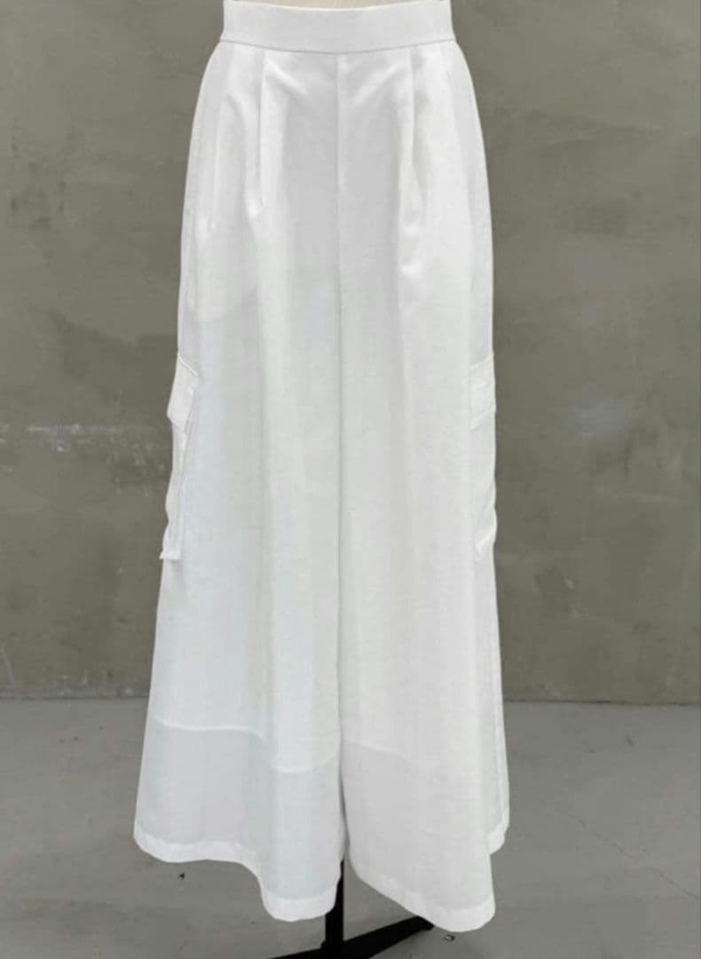 【本日限定値下げ】Lig. ワイドカーゴパンツ ホワイト 白 リグ