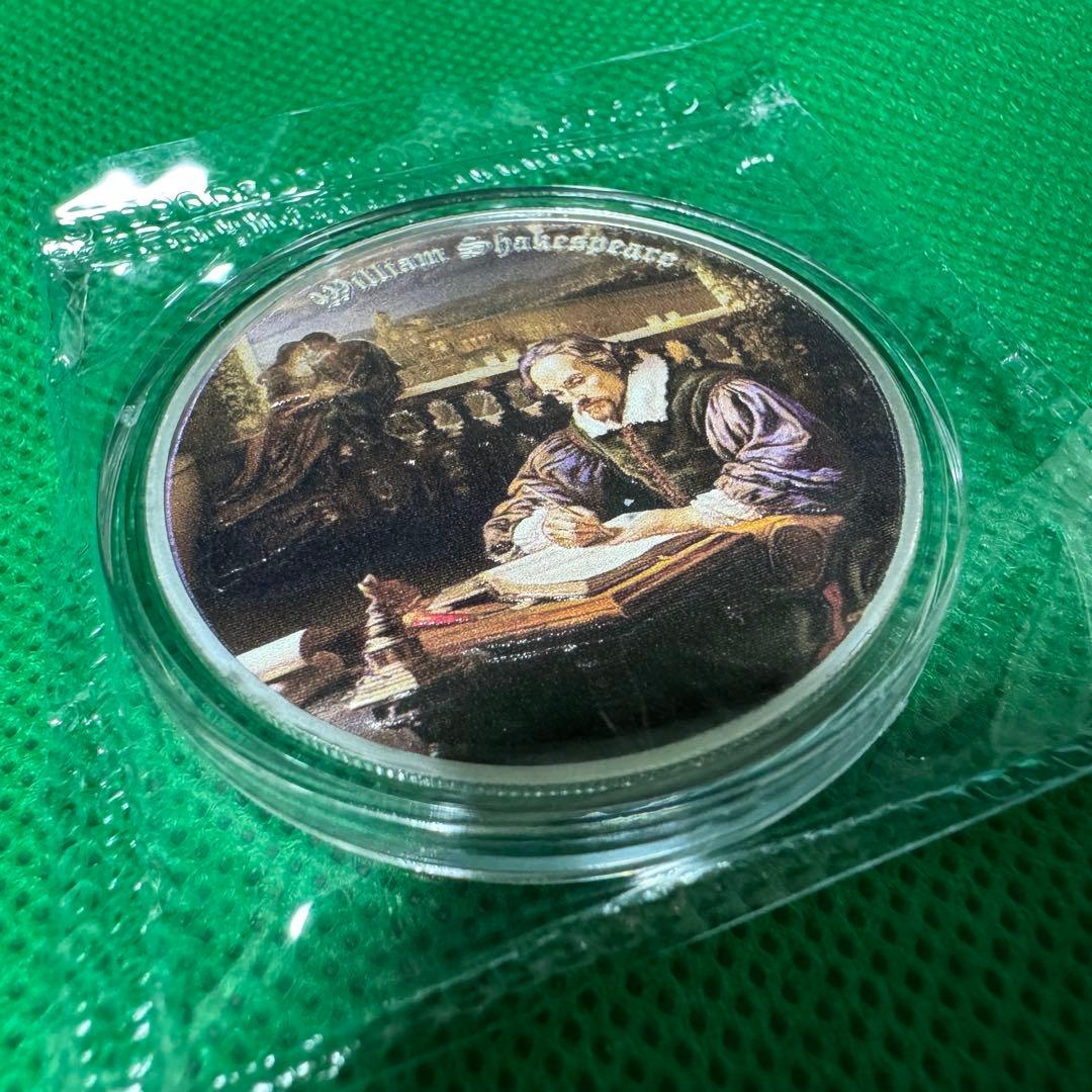 カラーアート銀貨 シェイクスピア 「ロミオ&ジュリエット」 プルーフ 1オンス