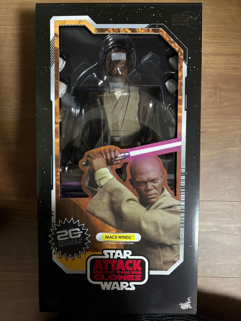 STAR WARS MACE WINDU 20周年記念フィギュア　ホットトイズ