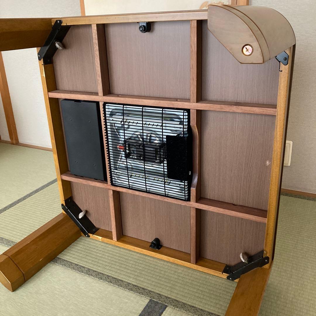 木製 正方形 こたつ 電気式
