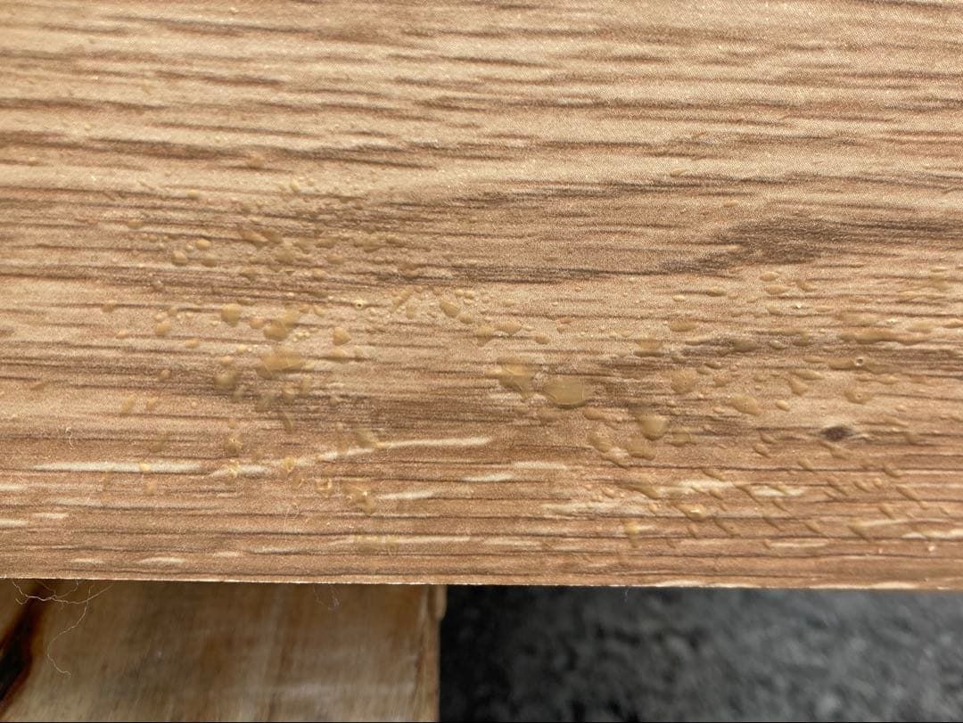 ヴィンテージ調ステンレス天板のキッチンカウンター