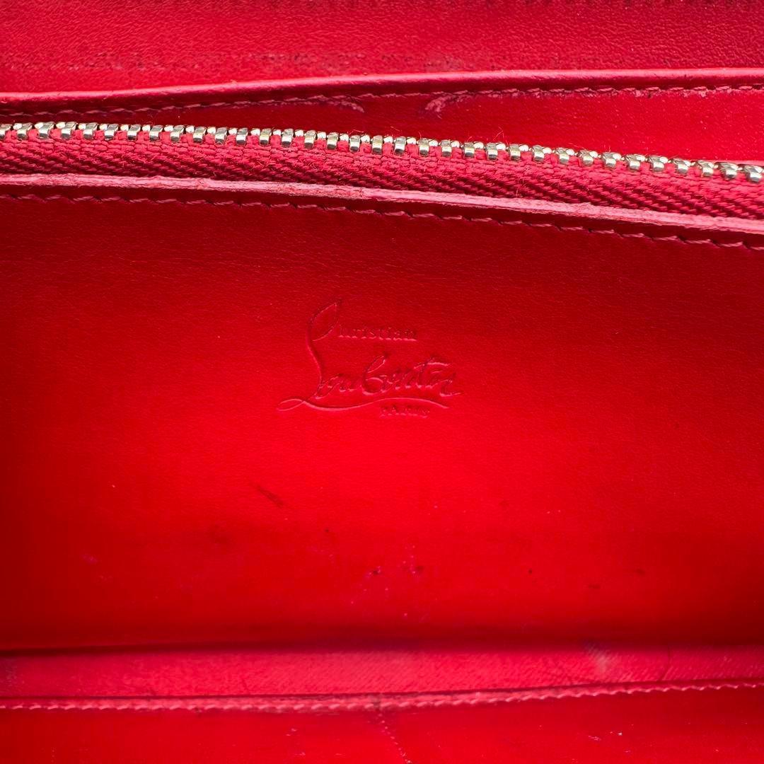 ✨人気✨ルブダン　長財布　スタッズ　パネトーネ　ラウンドジップ　マルチカラー