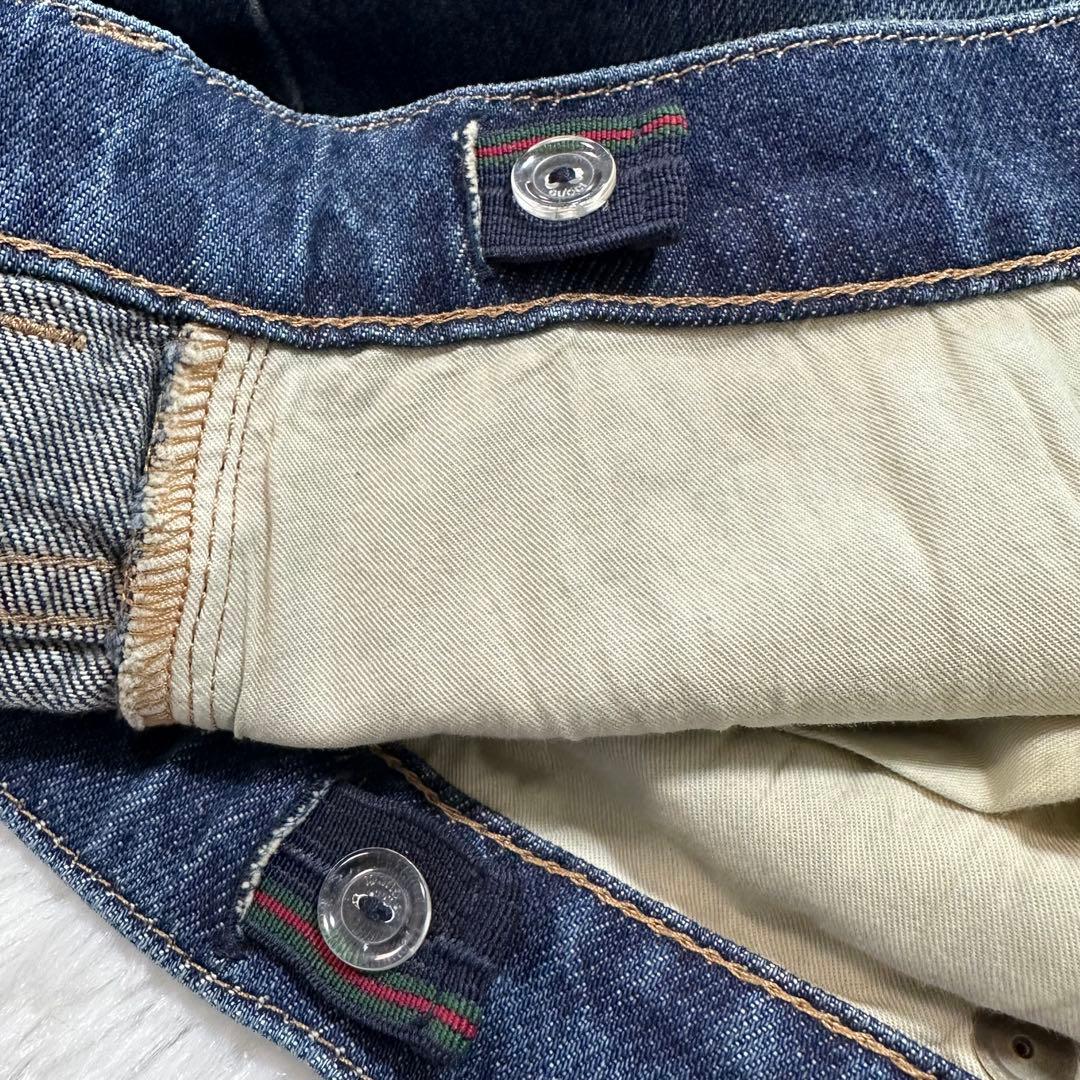 新品✨グッチ デニムパンツ 12インチ