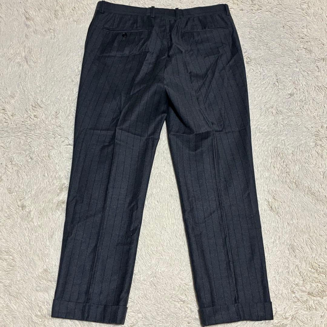 SUIT SELECT marzotto super100's グレー ダブル