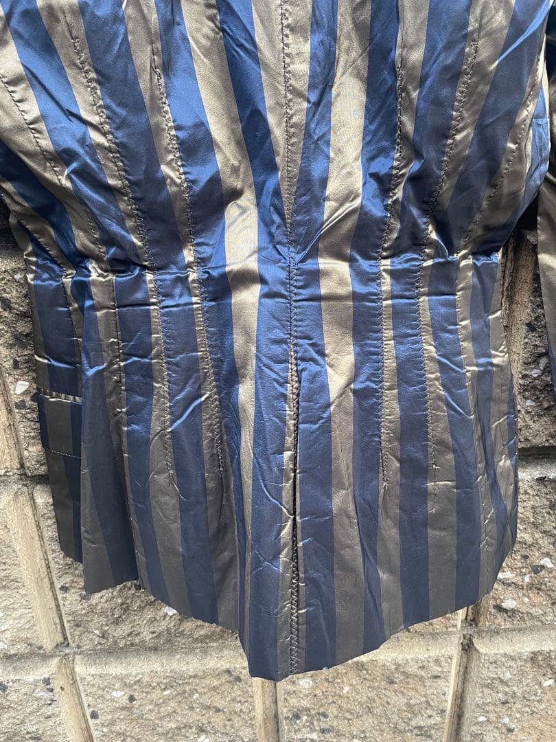 jean paul gaultierストライプダブルジャケット