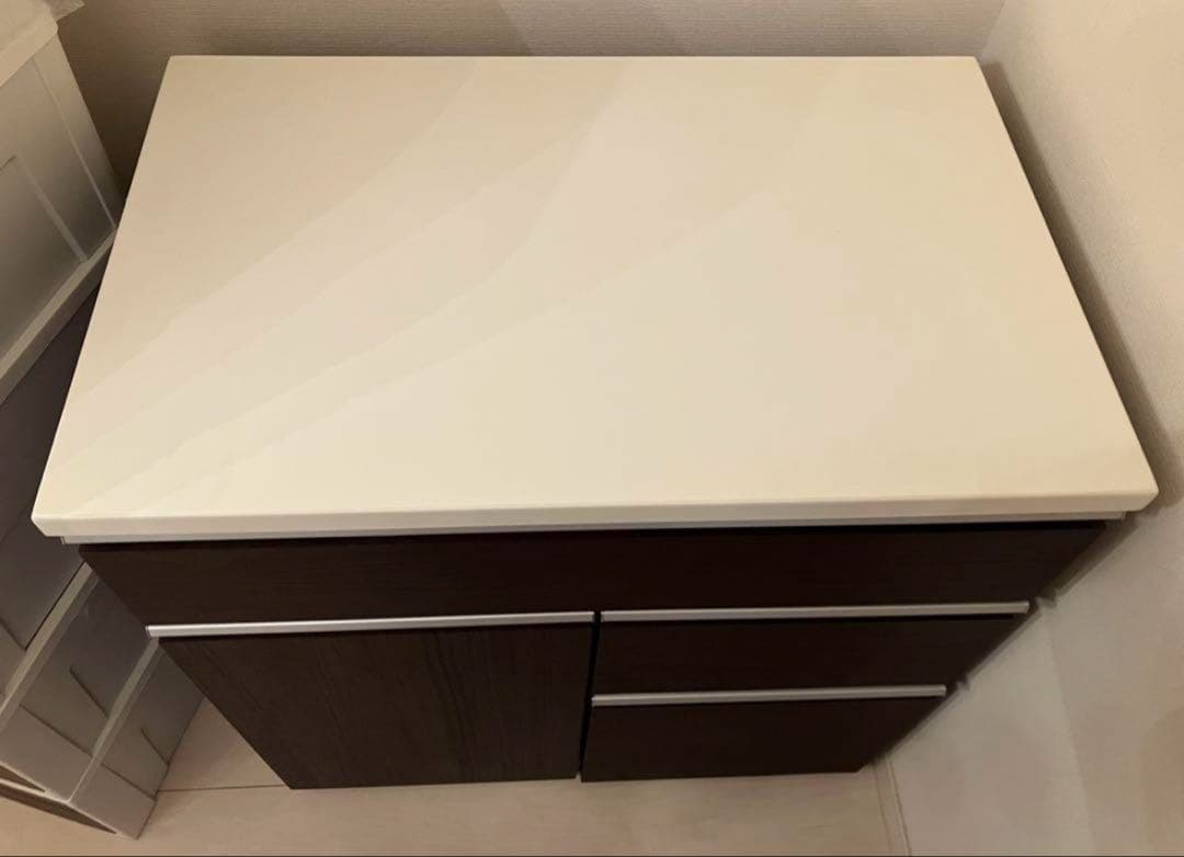 美品　ニトリ　キッチンカウンター