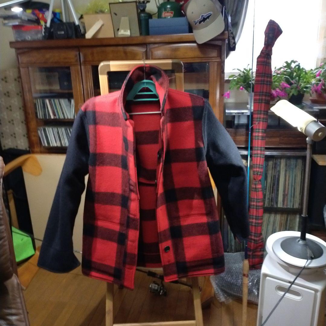 フィルソン　ガーメント　バージンウール１００％コートチェックジャケット