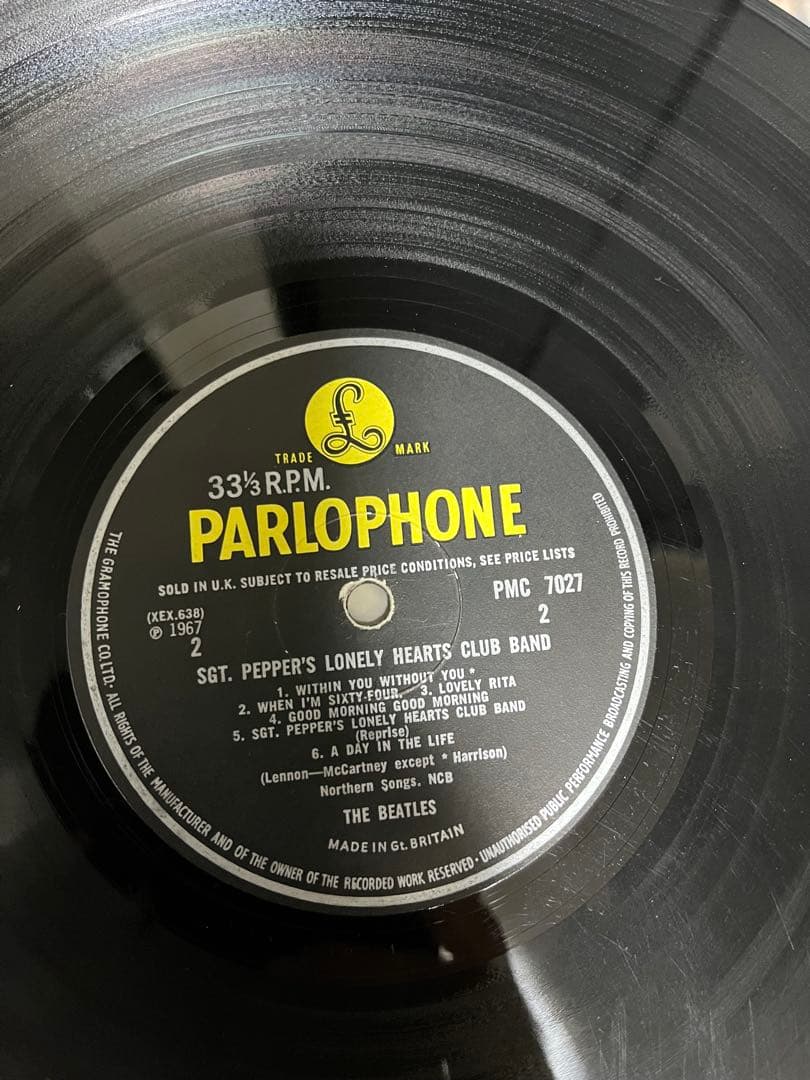 Beatles Sgt. Pepper's Mono UK サージェントペパーズ
