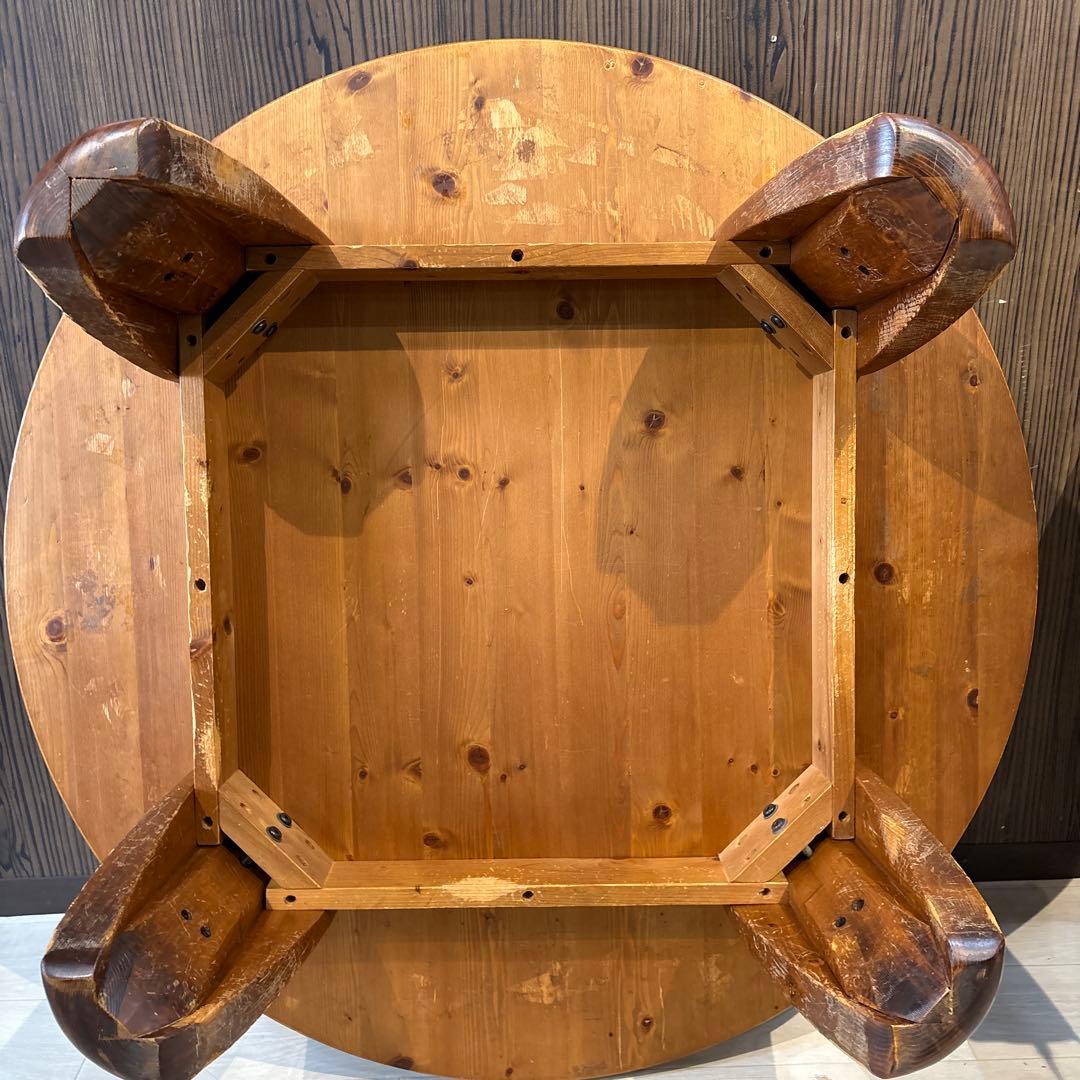 無垢材 コーヒーテーブル センターテーブル ちゃぶ台 サークル