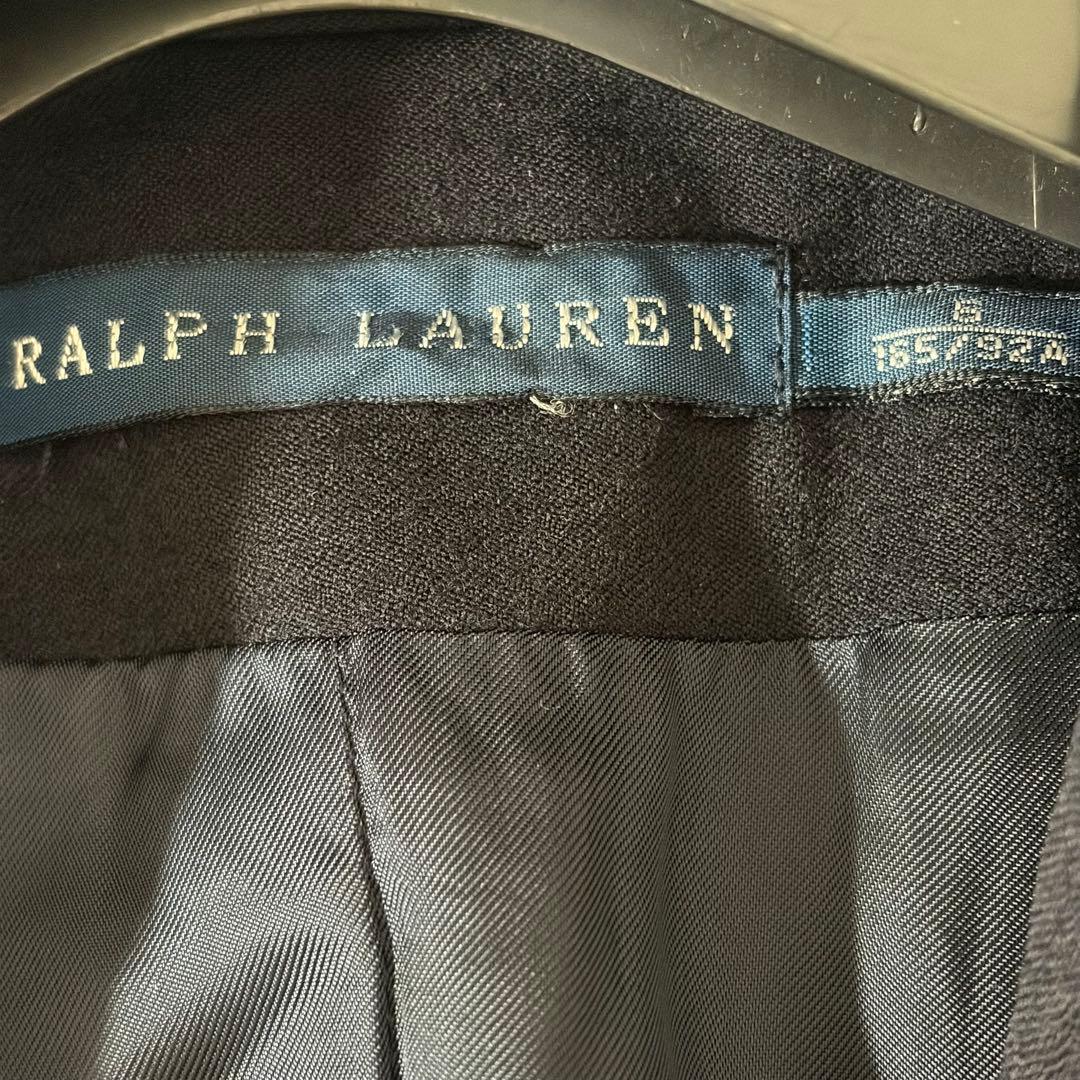 ポロラルフローレン　紺ブレ　金ボタン　エンブレム　イタリア製　2B S