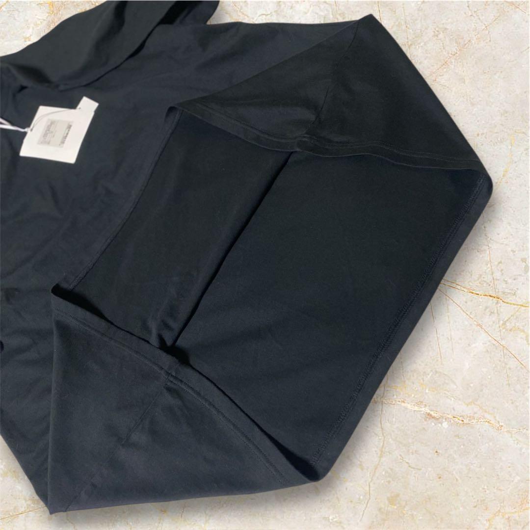 新品タグ付✨【ENFÖLD】 スビン天竺 BOX Aラインカットソー 38 黒