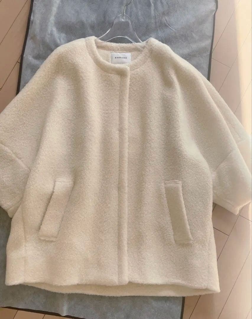 最終値下　CADUNE ボアコート　カデュネ　コート　36 マイストラーダ