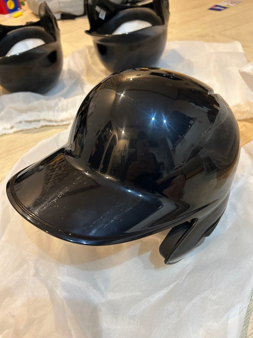 野球　ヘルメット　ZETT JSBB ブラック　6個セット