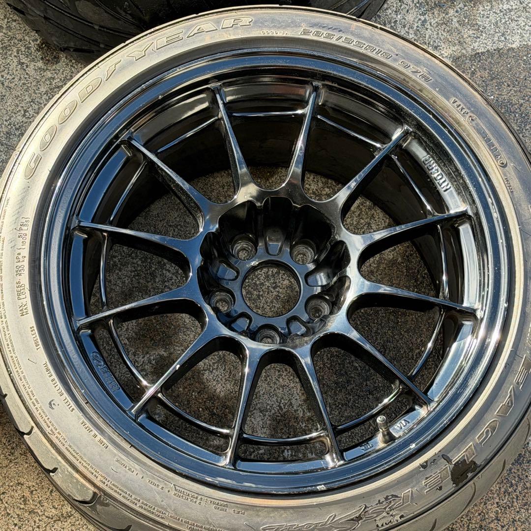 ENKEI RS04RR 2本、SSR TYPE-F 鍛造 2本 114.3