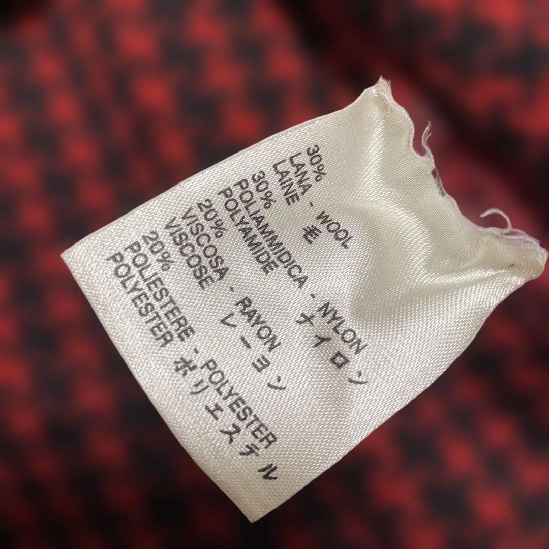 クリスチャン ディオール ハウンドトゥース ポロニット ロゴ金ボタン