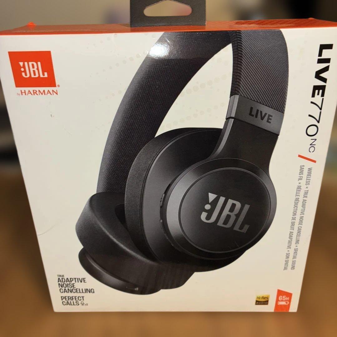 JBL LIVE 770NC ワイヤレスヘッドホン　ブラック