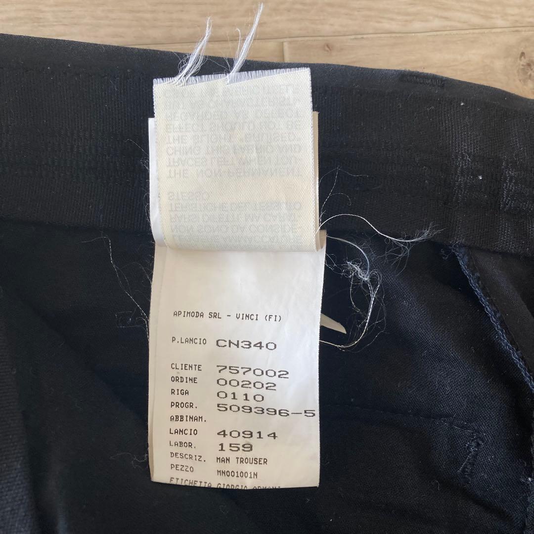 00’s GIORGIO ARMANI トラウザーズ コットンラバー チノ
