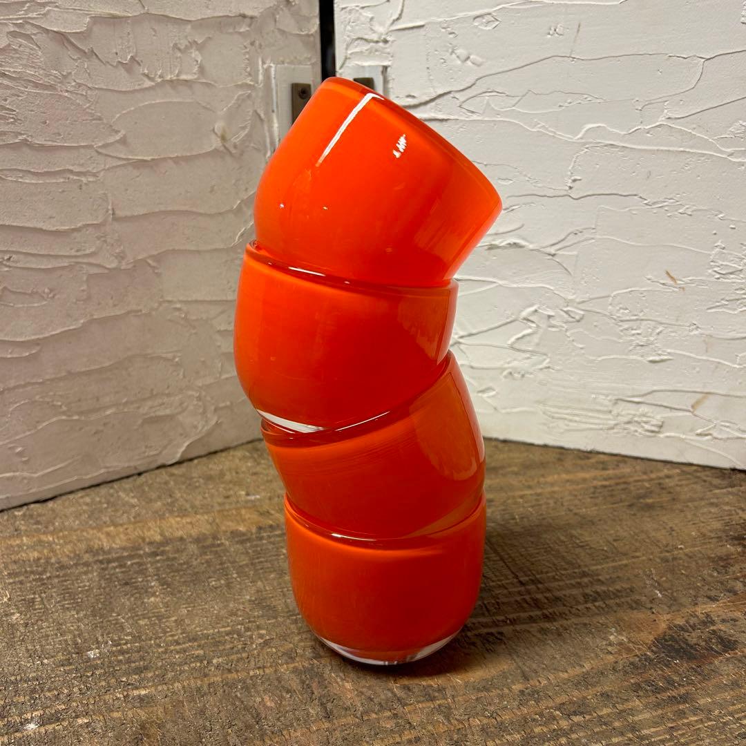 花器　花瓶　ガラス器　4つセット