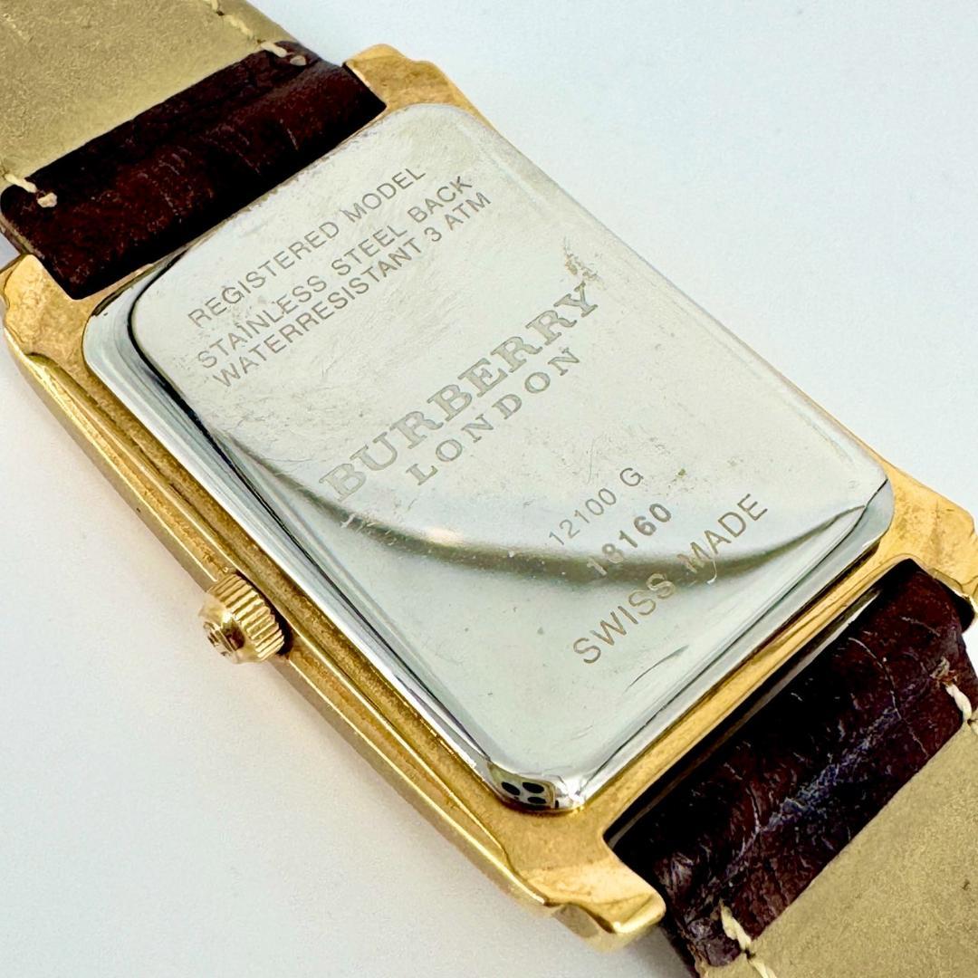 【新品電池】 BURBERRY バーバリー メンズ腕時計 ゴールド 12100G