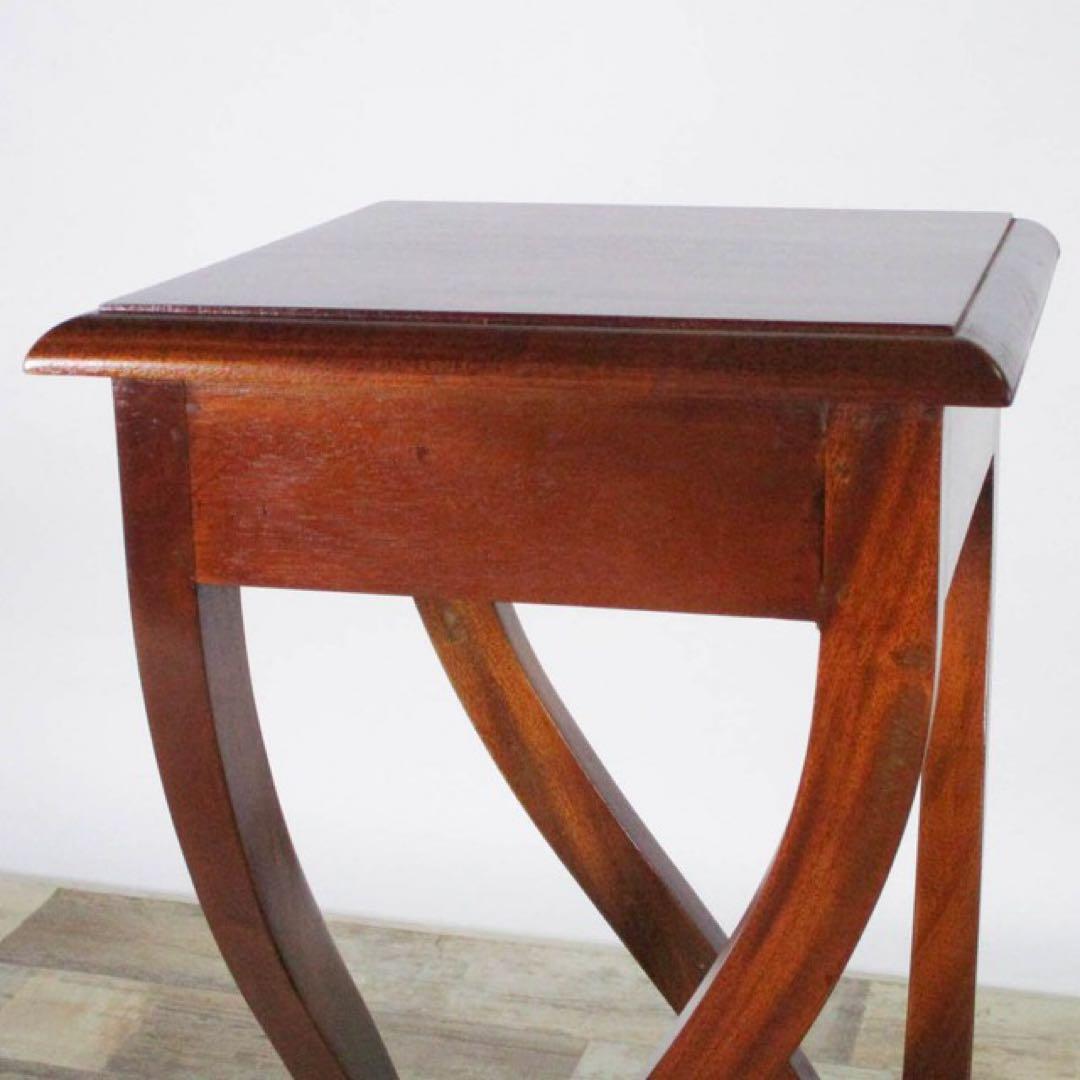 H 新品 イニュルスタンド 花台 ライトスタンド 棚 飾り棚 北欧 天然木 花瓶