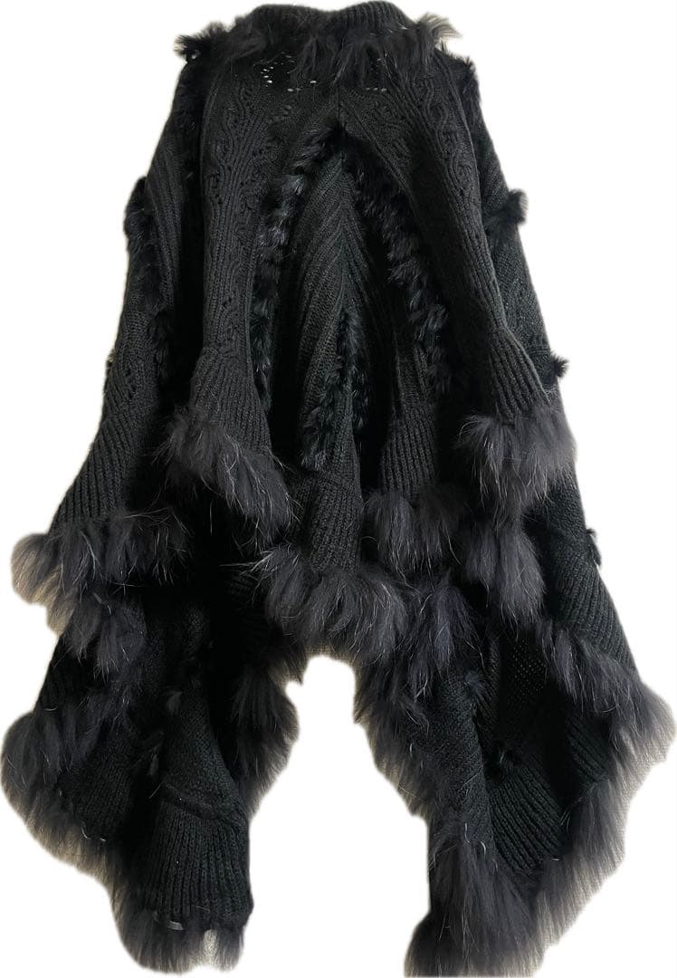 gimmick Fur poncho ポンチョ ジレ ストール goa LGB