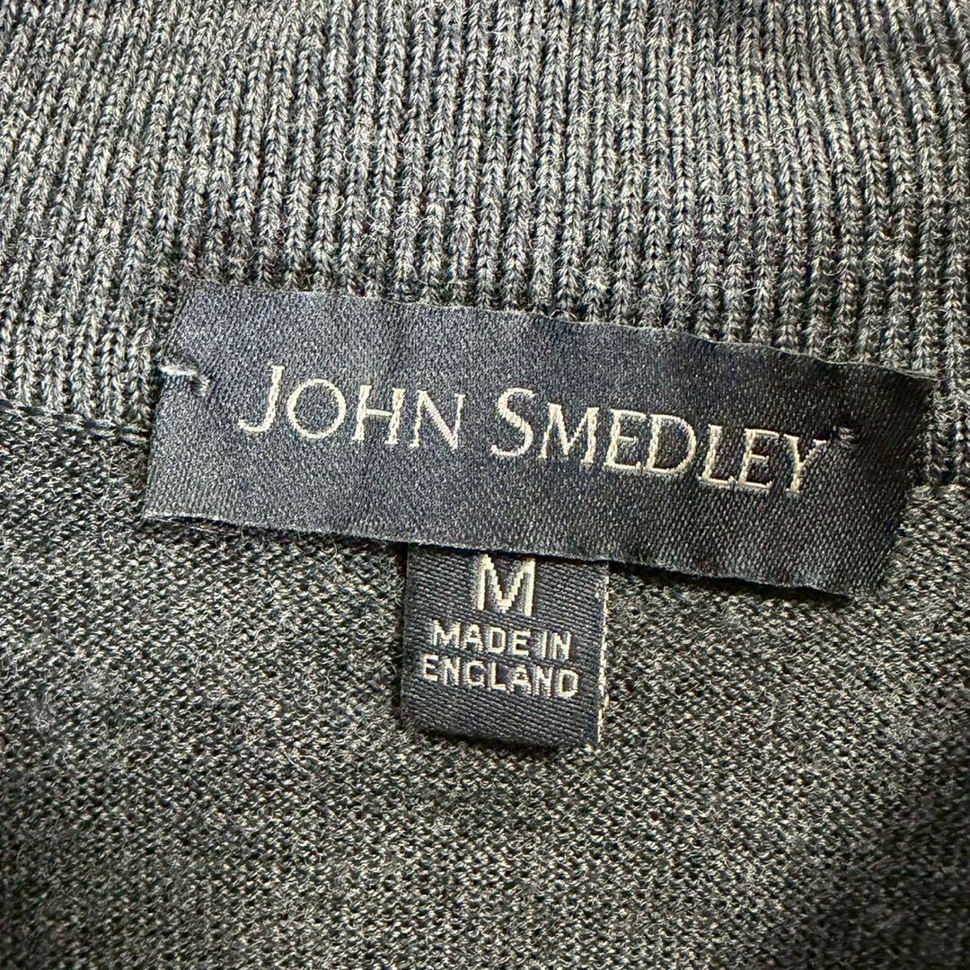 美品 JOHN SMEDLEY ニュージーランド メリノウール ニットポロシャツ