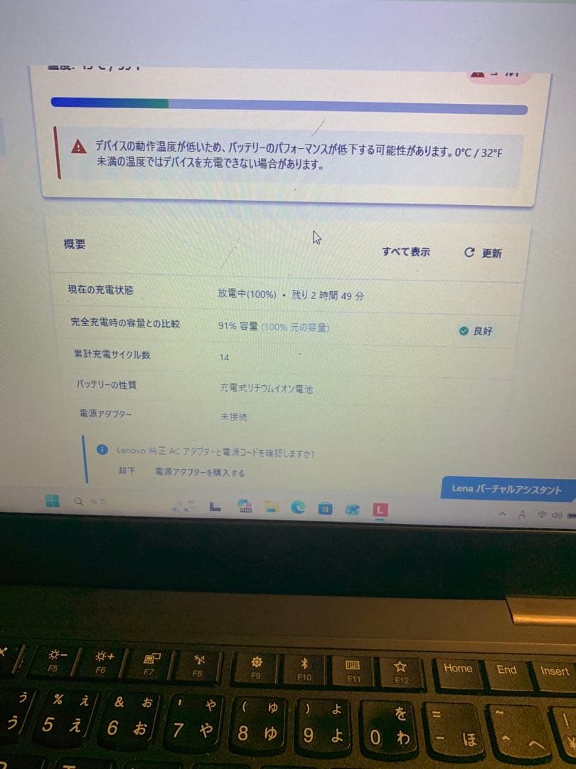 Windowsノート本体 LenovoThinkPad L390