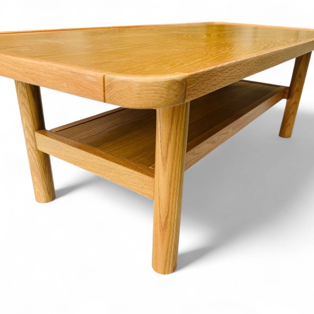 関家具 ホルン リビングテーブル センターテーブル オーク 110cm 天然木
