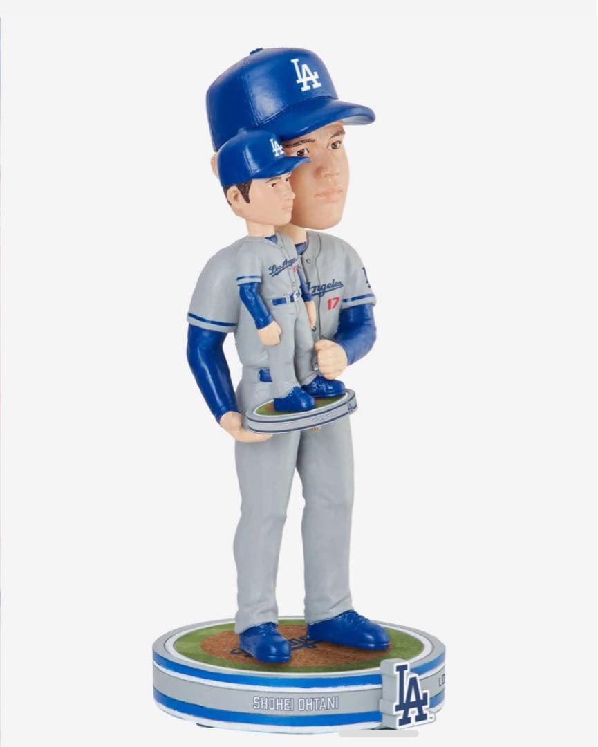 限定　MLB ドジャース　大谷翔平 ボブルヘッドフィギュア グレーユニフォーム