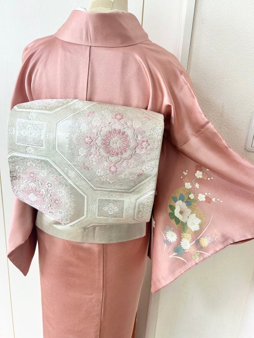 美品　正絹訪問着　フルセット4点　入学式　七五三　お宮参り　結婚式