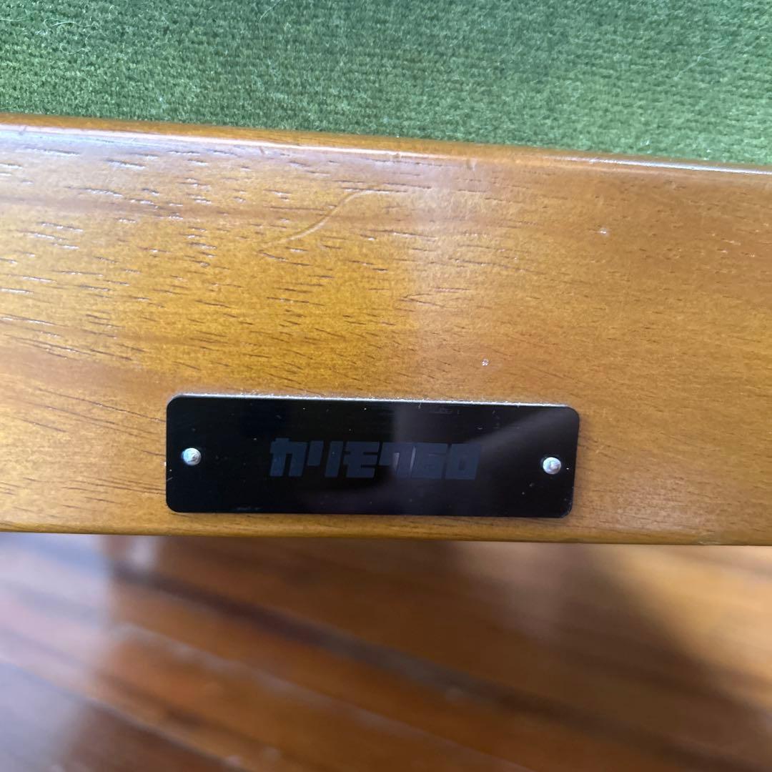 カリモク60 グリーン　ソファ 2人掛け【宮崎県まで引き取りでお願いします】